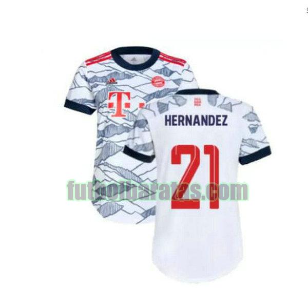 camiseta hernandez 21 bayern munich 2021 2022 gris tercera