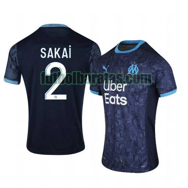 camiseta hiroki sakai 2 camiseta marsella 2020-2021 segunda