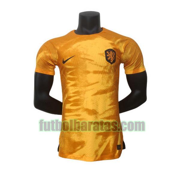 camiseta holanda 2022 azul primera player