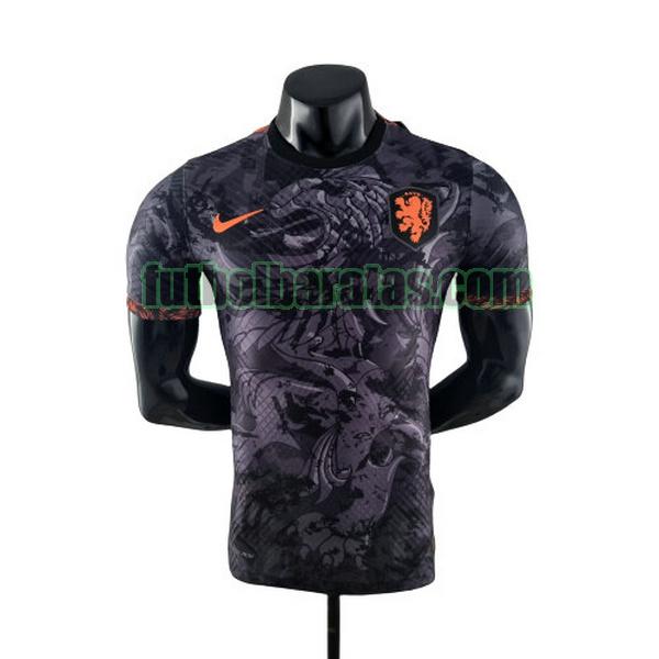 camiseta holanda 2022 negro special edition player