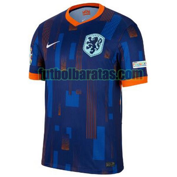 camiseta holanda 2024 azul segunda