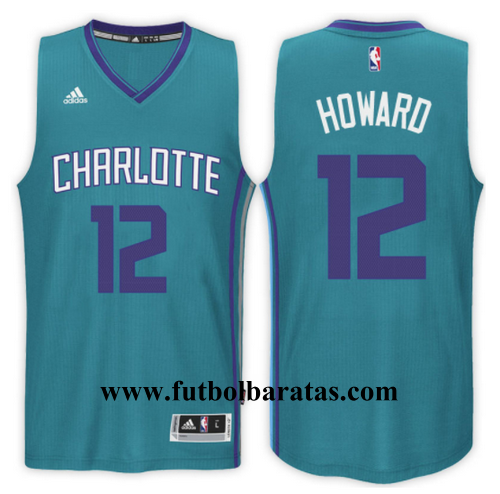 camiseta 12 howard 2017-18 charlotte hornets verde