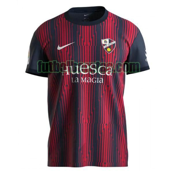 camiseta huesca 2022 2023 rojo negro primera tailandia