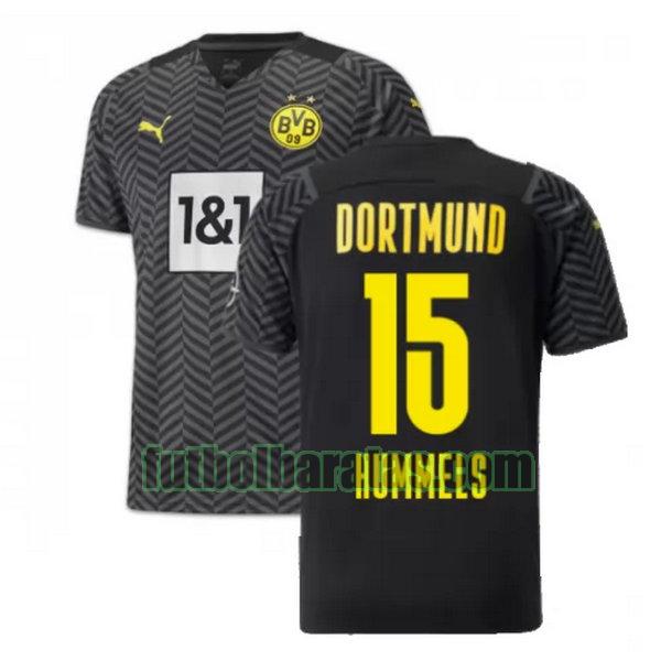 camiseta hummels 15 borussia dortmund 2021 2022 negro segunda