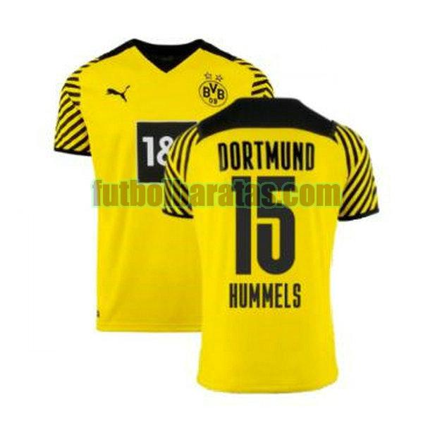 camiseta hummels 15 camisetas borussia dortmund 2021 2022 amarillo primera