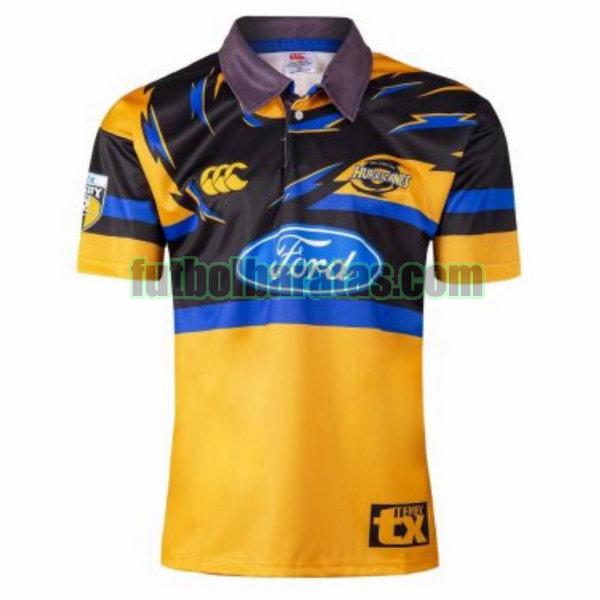 camiseta hurricanes 1999 amarillo primera