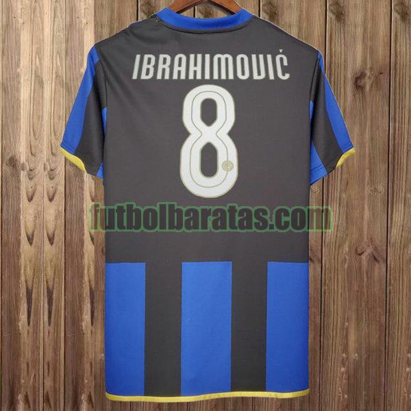 camiseta ibrahimouic 8 inter milan 2008-2009 azul primera