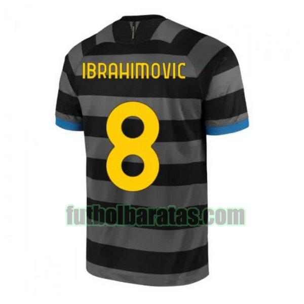 camiseta ibrahimovic 8 inter milan 2020-2021 gris tercera