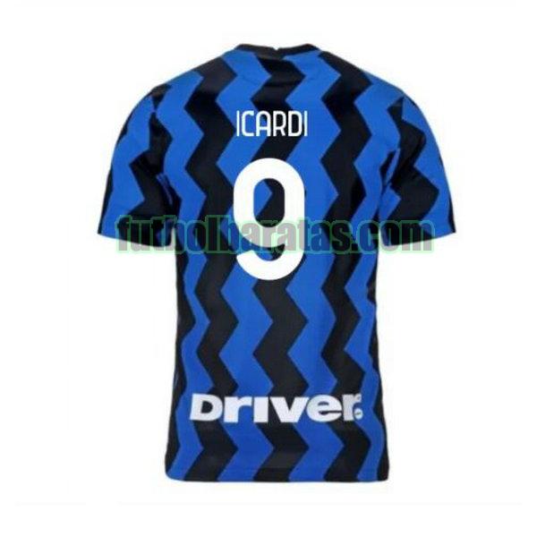 camiseta icardi 9 inter milán 2020-2021 primera