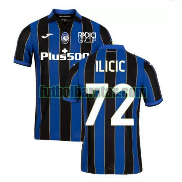 camiseta ilicic 72 atalanta 2021 2022 azul negro primera