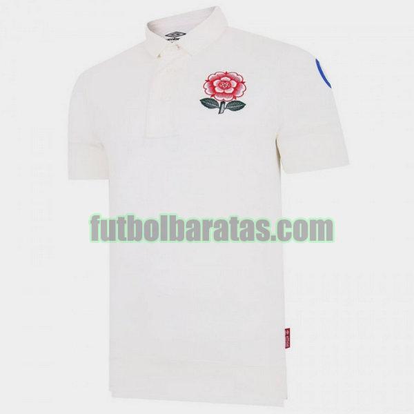 camiseta inglaterra 150th blanco polo