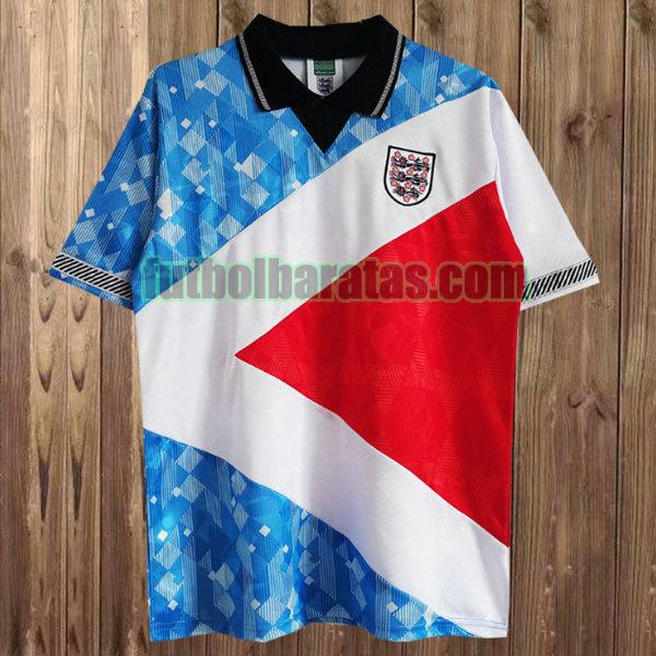 camiseta inglaterra 1990-91 azul segunda