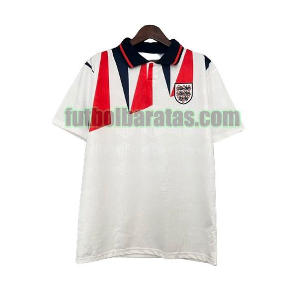 camiseta inglaterra 1992 blanco primera