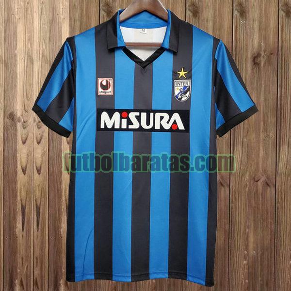 camiseta inter milan 1998-99 azul primera