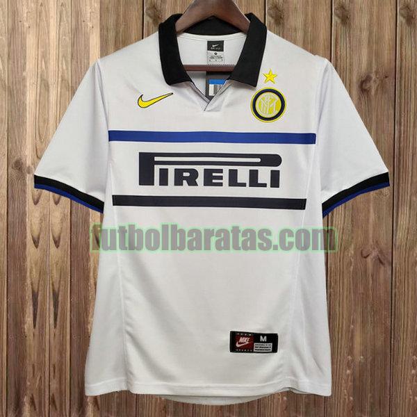 camiseta inter milan 1998-99 blanco segunda