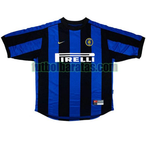 camiseta inter milan 1999-2000 azul primera