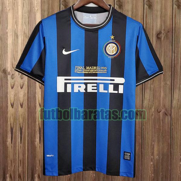 camiseta inter milan 2009-2010 azul primera