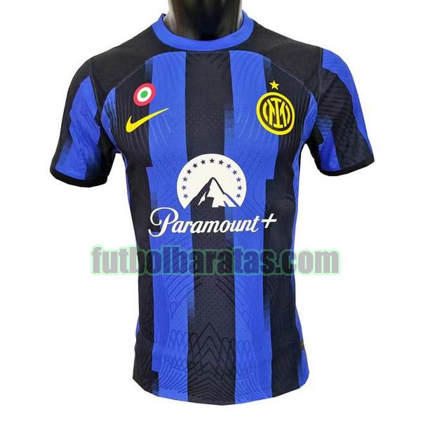 camiseta inter milán 2023 2024 azul primera player