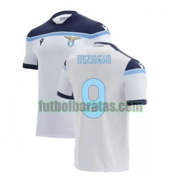 camiseta inzaghi 9 lazio 2021 2022 blanco segunda