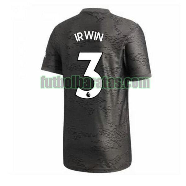 camiseta irwin 3 manchester united 2020-2021 segunda
