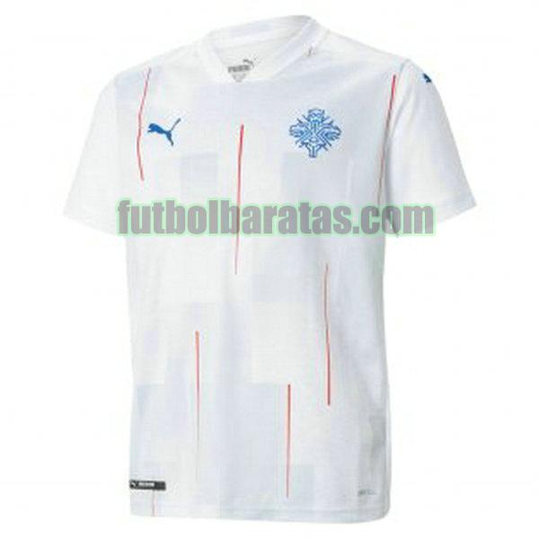 camiseta islandia 2021 2022 blanco segunda equipacion