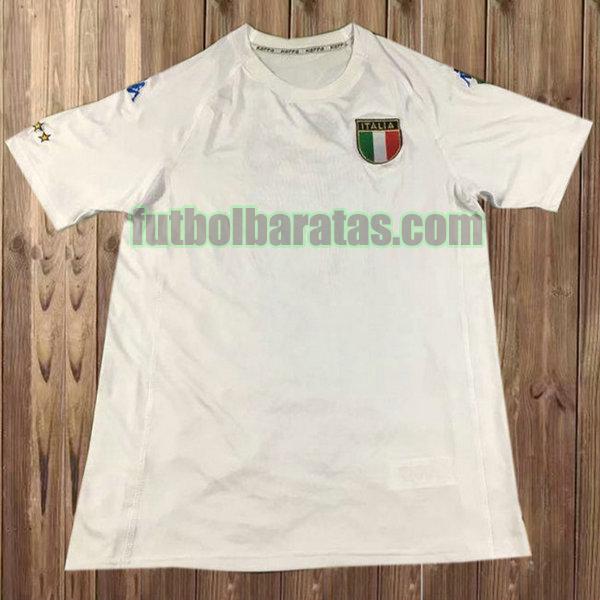 camiseta italia 2000 blanco segunda