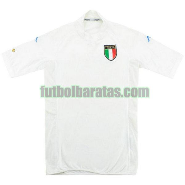 camiseta italia 2002 blanco segunda