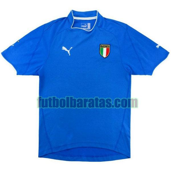camiseta italia 2003 azul primera