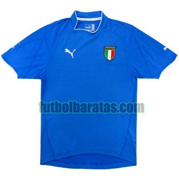 camiseta italia 2003 azul primera