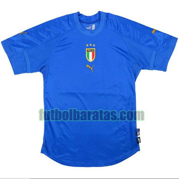 camiseta italia 2004 azul primera