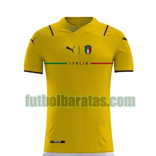 camiseta italia 2021 2022 amarillo portero