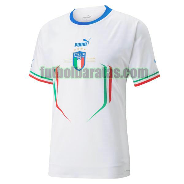 camiseta italia 2022 blanco segunda