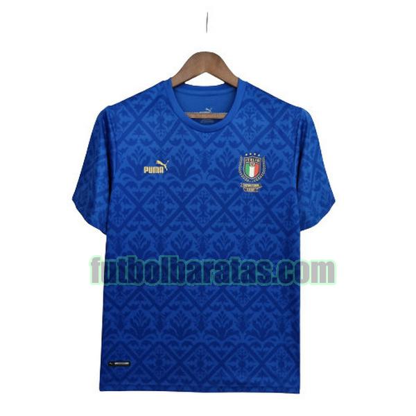 camiseta italia 2022 euro championship azul special edition