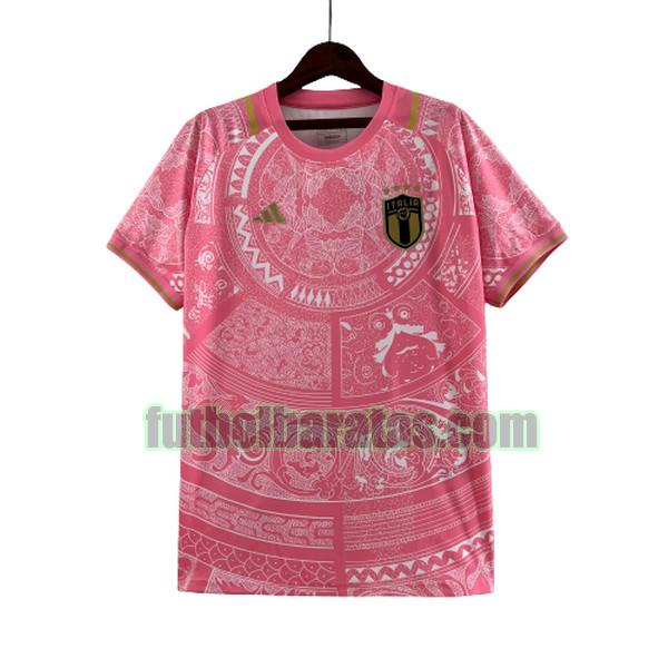 camiseta italia 2023 rosa special edition