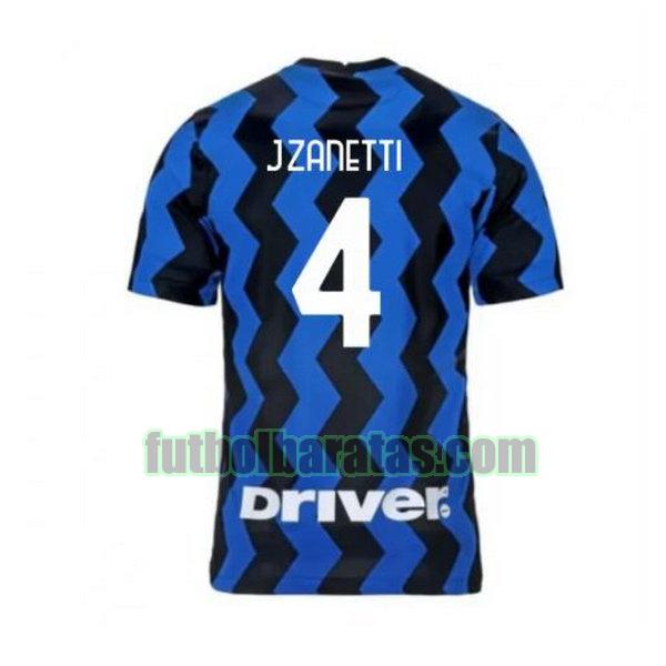 camiseta j.zanetti 4 inter milán 2020-2021 primera