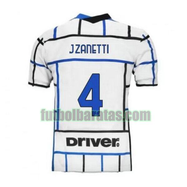 camiseta j.zanetti 4 inter milán 2020-2021 segunda