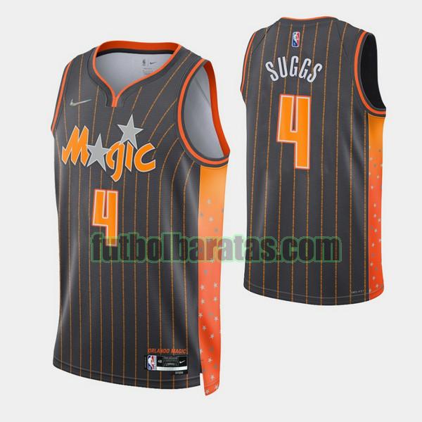 camiseta jalen suggs 4 orlando magic negro hombre