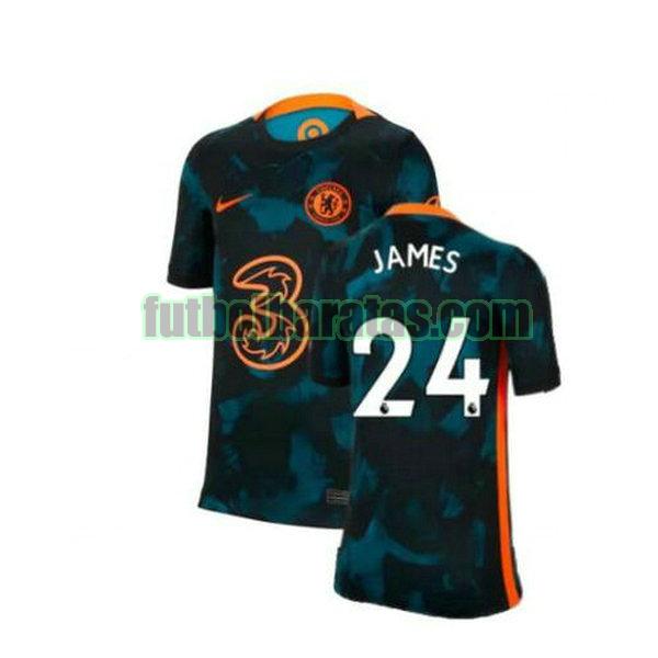 camiseta james 24 chelsea 2021 2022 verde segunda