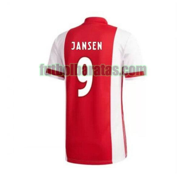 camiseta jansen 9 ajax 2020-2021 primera