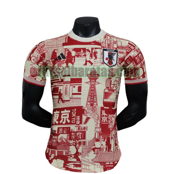 camiseta japón 2023 blanco rojo special edition player