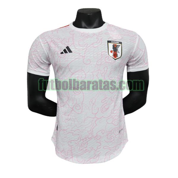 camiseta japón 2023 blanco rosa special edition player