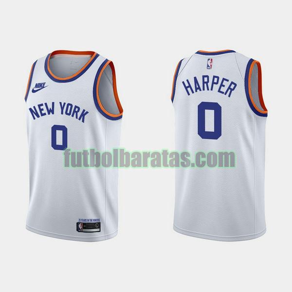 camiseta jared harper 0 new york knicks blanco hombre