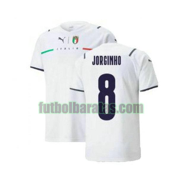 camiseta jorginho 8 ajax 2021 2022 blanco segunda