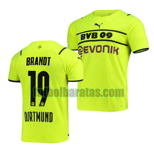 camiseta julian brandt 19 borussia dortmund 2021 2022 verde tercera