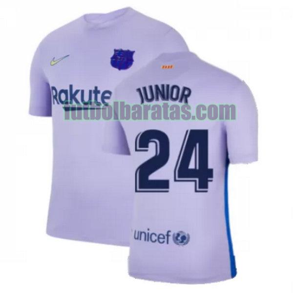 camiseta junior 24 barcelona 2021 2022 amarillo segunda
