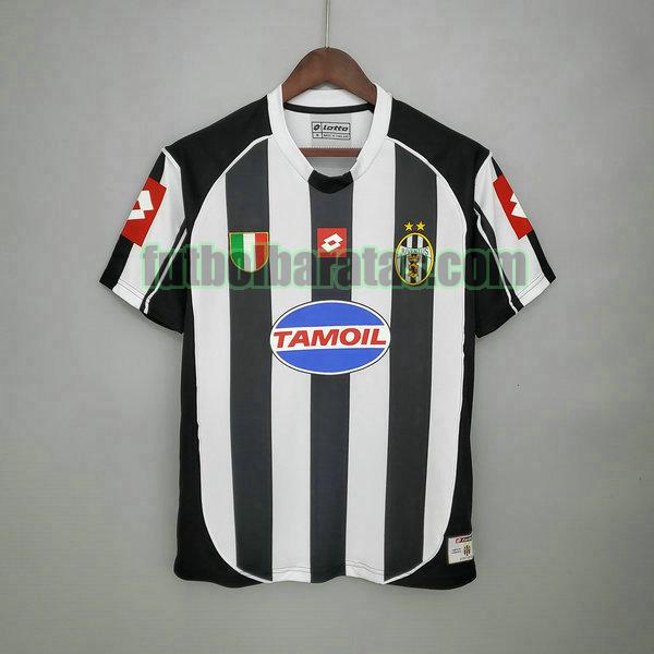 camiseta juventus 2002 2003 negro blanco primera