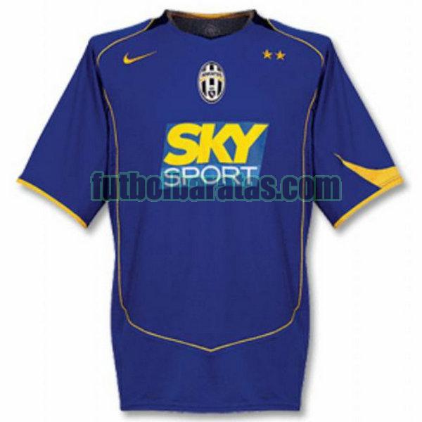 camiseta juventus 2004-2005 azul segunda