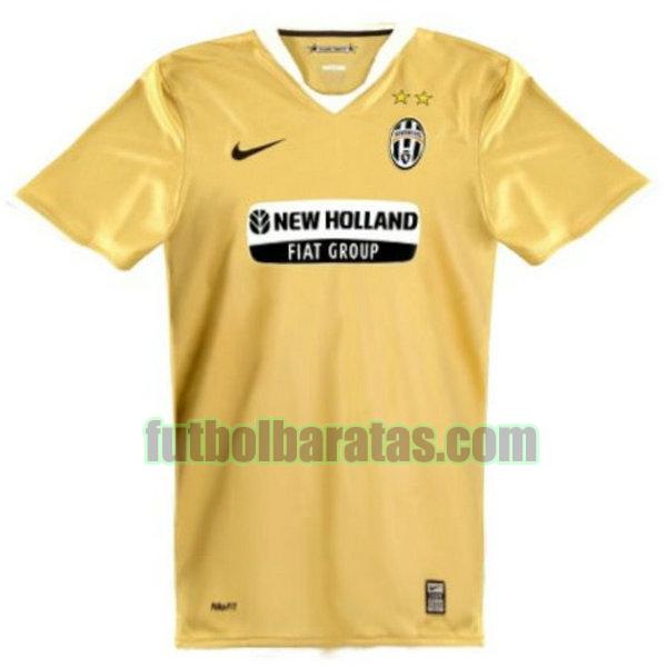 camiseta juventus 2008-2009 amarillo segunda