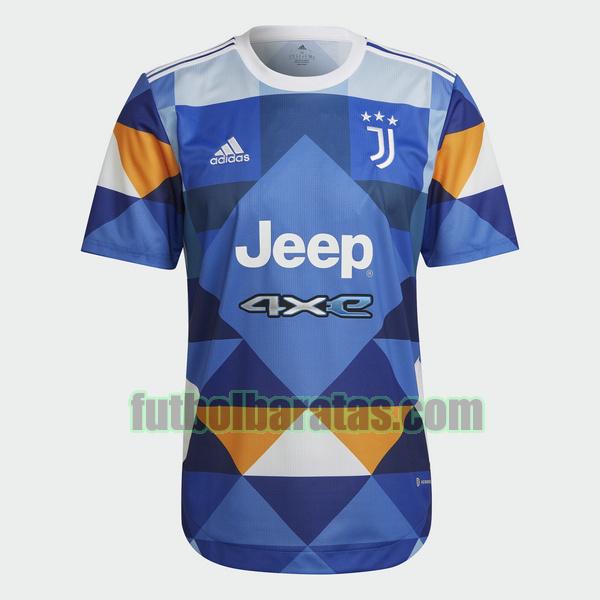 camiseta juventus 2021 2022 azul fourth