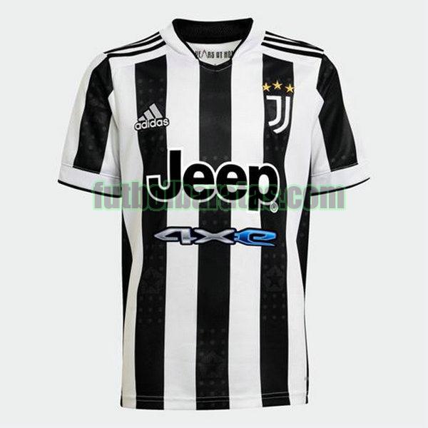 camiseta juventus 2021 2022 negro blanco primera